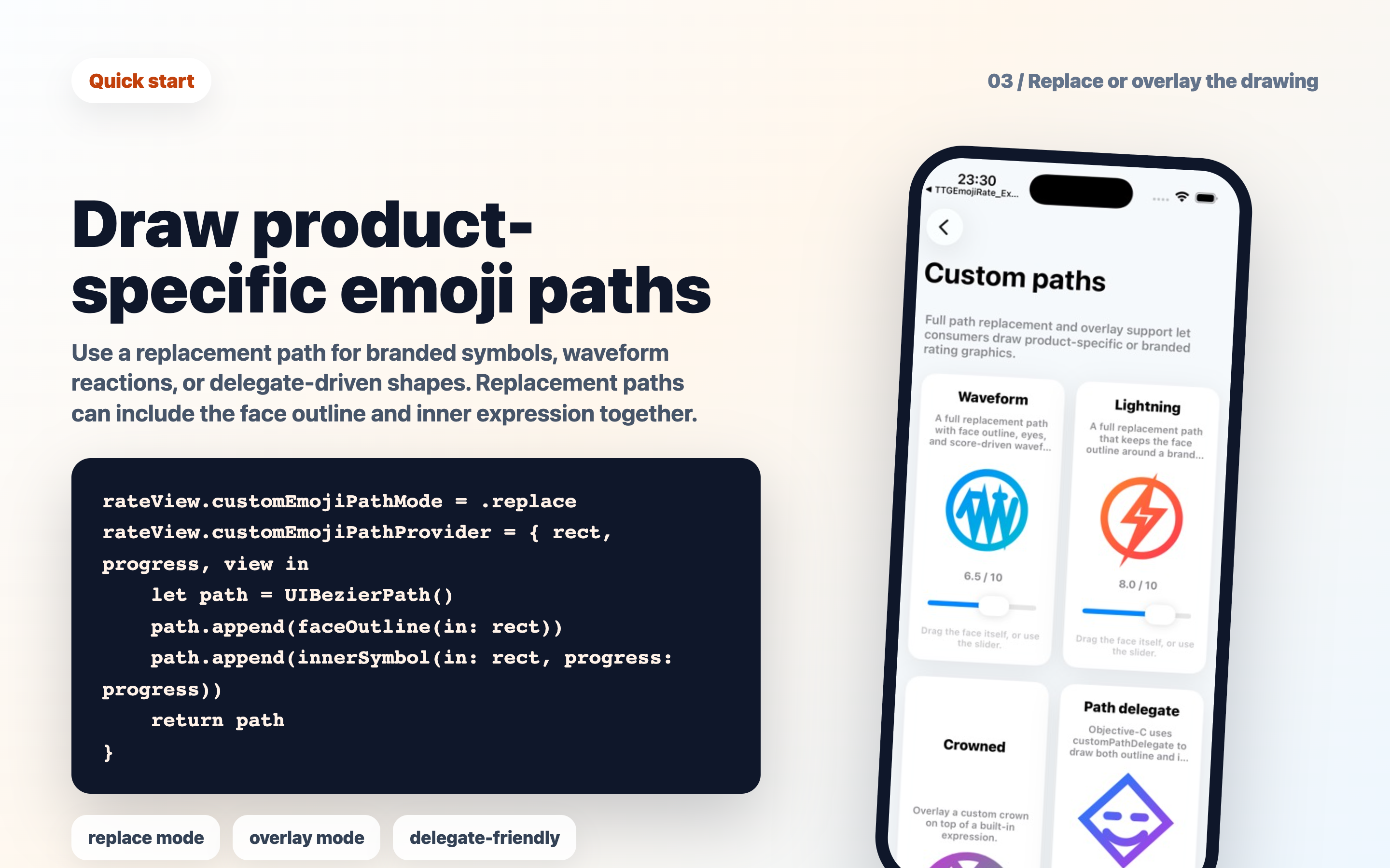 Custom Paths